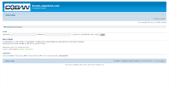 Desktop Screenshot of forums.cobantech.com