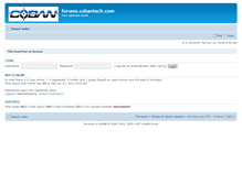 Tablet Screenshot of forums.cobantech.com